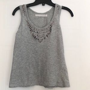 🌪Gray Tank Studded Detail 🌪